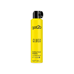 Got2b Glued Hairspray, Blasting Freeze Spray, Strong Hold Hairspray for Up to 72 Hours, Vegan, Silicone Free, 300 ml
