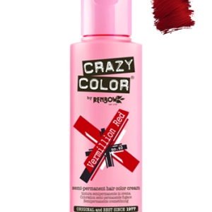 Crazy Color Semi Permanent Hair Colour Vermillion Red