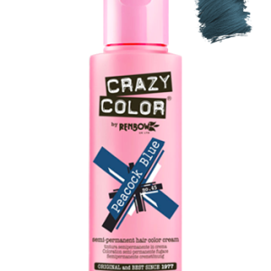 Crazy Color Semi Permanent Hair Colour Peacock Blue