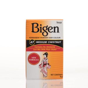 Bigen Permanent Powder Hair Colour - 47 Medium Chestnut