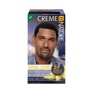 Creme of Nature Men's Moisture Rich Permanent Hair Color, Jet Black