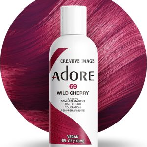 Adore Shining Semi Permanent Hair Colour, 69 Wild Cherry