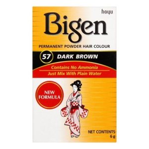 Bigen Permanent Powder Hair Colour - No 57 Dark Brown