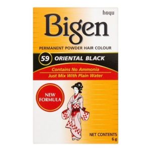 Bigen Permanent Powder Hair Colour - No 59 Oriental Black