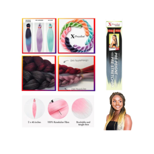 Xpression Ultra Braid Pre-Stretched Braiding Hair Extensions