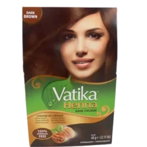 Dabur Vatika Dark Brown Henna Hair Color