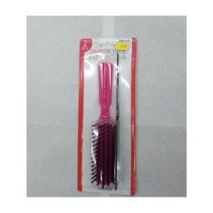 Daily Brush & Rat Tail Comb #901 ASST 2Pcs