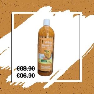 Nouveau B White Shower Gel Scrub Piment & Carotte Gel Douche 970ml
