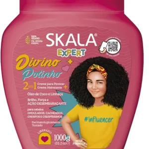 SKALA EXPERT- KIDS Masque/Après-Shampooing/Crème Coiffante 2 en 1 - 1 L